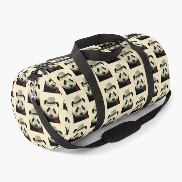 Item preview, Don Vito Pandaone panda bear portrait (cream) designed and sold by Madame Memento.