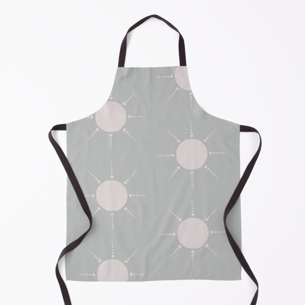 Aperçu de l'œuvre Pretty Polka Dots Sun Pattern Boho Aesthetic In Muted Colors Grayish Blue créée et vendue par scorpiolane.