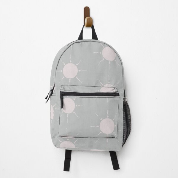 Artikelvorschau, Pretty Polka Dots Sun Pattern Boho Aesthetic In Muted Colors Grayish Blue entworfen und verkauft von scorpiolane.