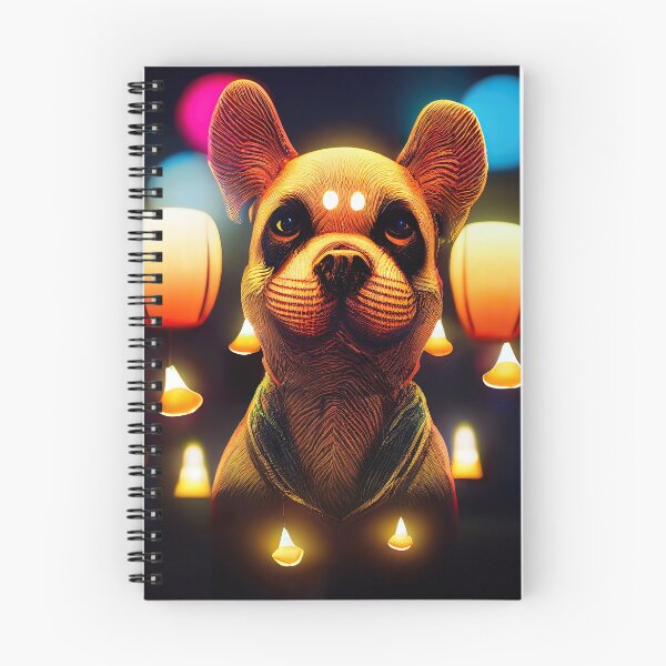 Item preview, Happy Dog Diwali Sticker designed and sold by TheCreativeFab.