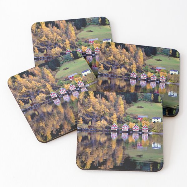 Item preview, Autumn Trees Flam Aurlandsfjord Norway designed and sold by AndyEvansPhotos.
