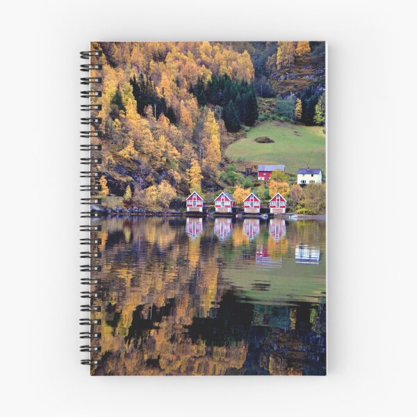 Item preview, Autumn Trees Flam Aurlandsfjord Norway designed and sold by AndyEvansPhotos.