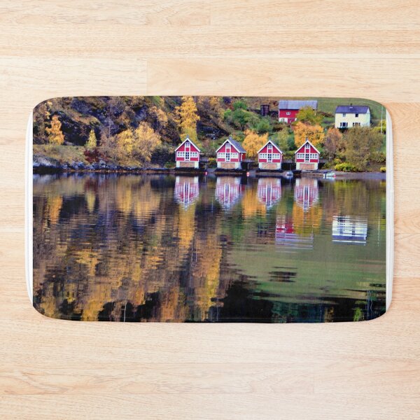 Item preview, Autumn Trees Flam Aurlandsfjord Norway designed and sold by AndyEvansPhotos.