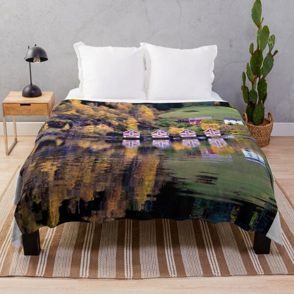 Item preview, Autumn Trees Flam Aurlandsfjord Norway designed and sold by AndyEvansPhotos.