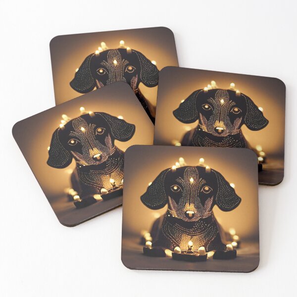 Item preview, Happy Dog Diwali Sticker designed and sold by TheCreativeFab.