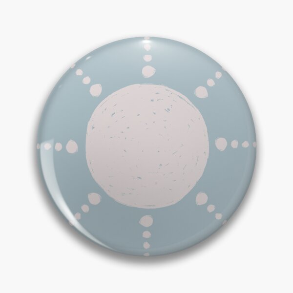 Artikelvorschau, Pretty Polka Dots Sun Pattern Boho Aesthetic In Muted Colors Sky Blue entworfen und verkauft von scorpiolane.