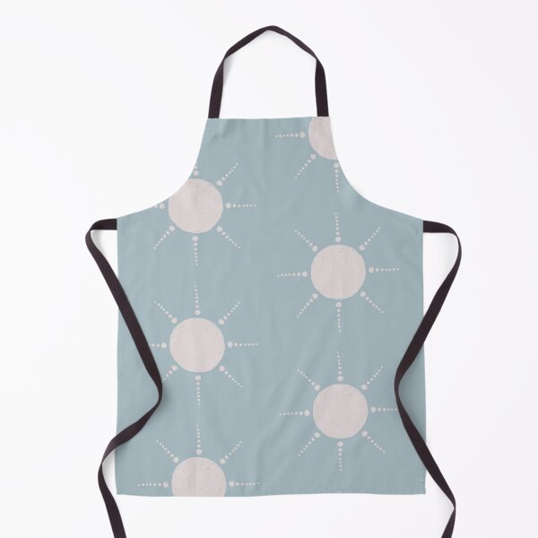 Aperçu de l'œuvre Pretty Polka Dots Sun Pattern Boho Aesthetic In Muted Colors Sky Blue créée et vendue par scorpiolane.