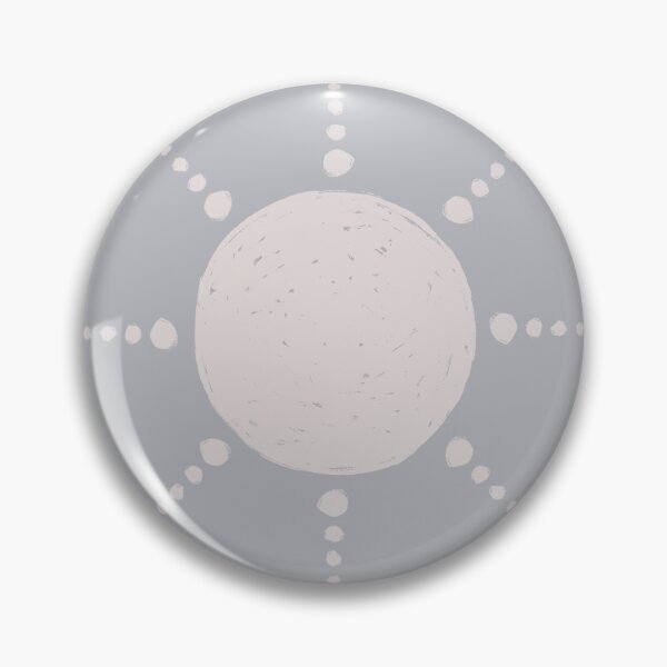 Artikelvorschau, Pretty Polka Dots Sun Pattern Boho Aesthetic In Muted Colors Stone Blue entworfen und verkauft von scorpiolane.