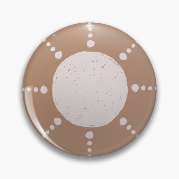 Artikelvorschau, Pretty Polka Dots Sun Pattern Boho Aesthetic In Muted Colors Brown entworfen und verkauft von scorpiolane.