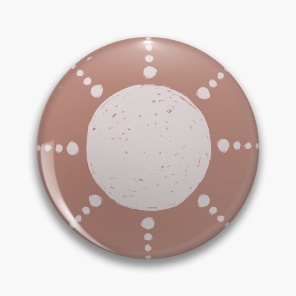Artikelvorschau, Pretty Polka Dots Sun Pattern Boho Aesthetic In Muted Colors Cantaloupe entworfen und verkauft von scorpiolane.