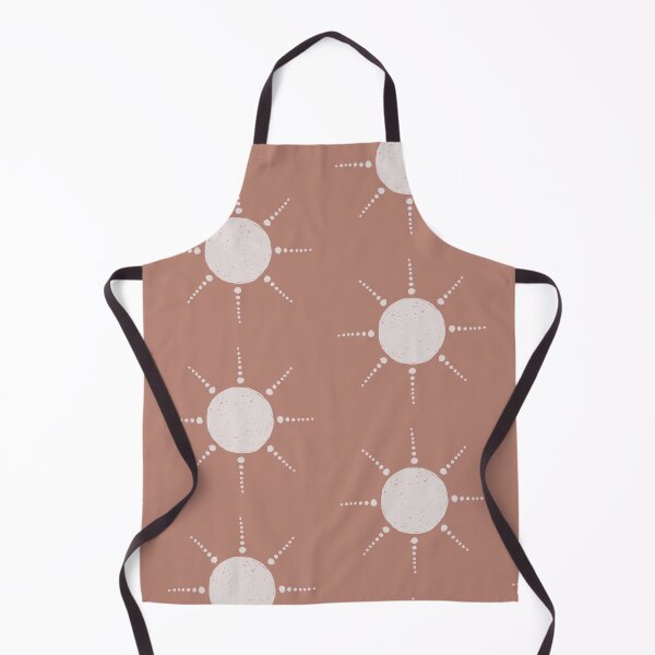 Aperçu de l'œuvre Pretty Polka Dots Sun Pattern Boho Aesthetic In Muted Colors Cantaloupe créée et vendue par scorpiolane.