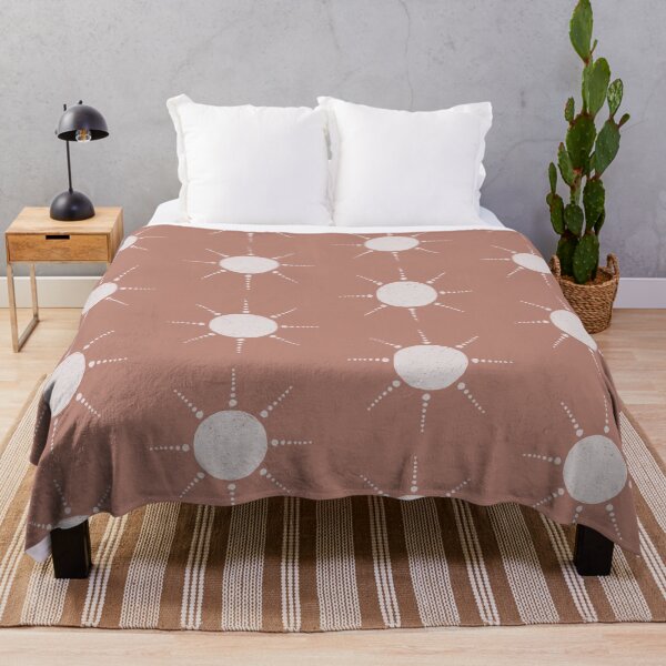 Item preview, Pretty Polka Dots Sun Pattern Boho Aesthetic In Muted Colors Cantaloupe designed and sold by scorpiolane.