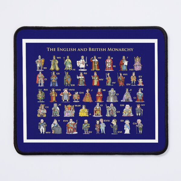 Item preview, British and English Monarchy Placemat designed and sold by MacKaycartoons.