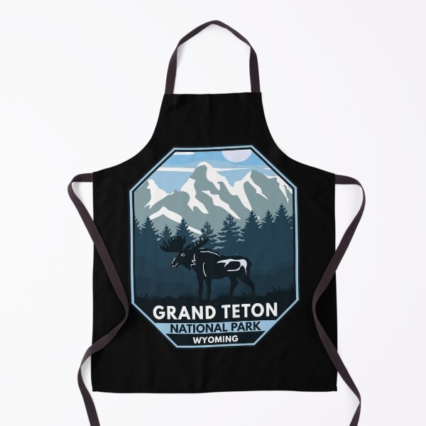 Item preview, Grand Teton National Park Wyoming Moose Emblem designed and sold by KrisSidDesigns.
