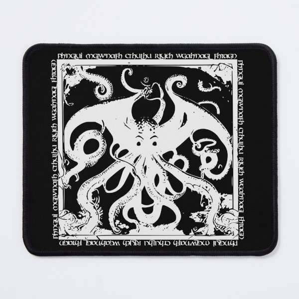 Item preview, Cthulhu - Lovecraft Mythos - Eldritch Horror - In R'lyeh he waits dreaming! - (White Version) designed and sold by EldritchMagpie.