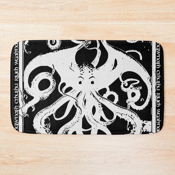 Item preview, Cthulhu - Lovecraft Mythos - Eldritch Horror - In R'lyeh he waits dreaming! - (White Version) designed and sold by EldritchMagpie.