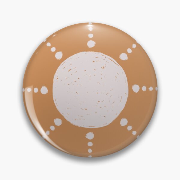 Artikelvorschau, Pretty Polka Dots Sun Pattern Boho Aesthetic In Muted Colors Orange entworfen und verkauft von scorpiolane.