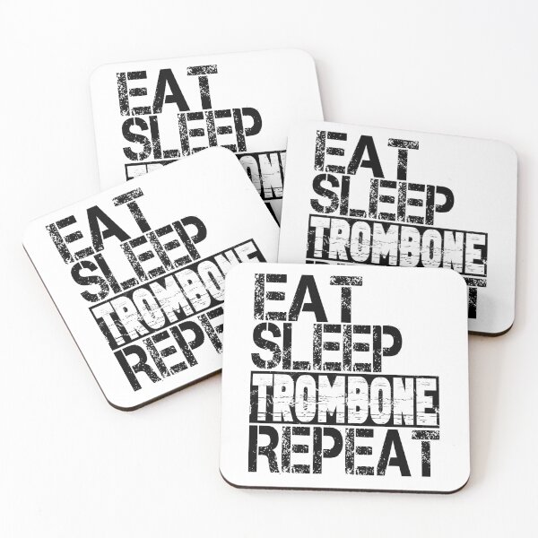 Item preview, Eat Sleep Trombone Repeat, Grunge  designed and sold by ACC .