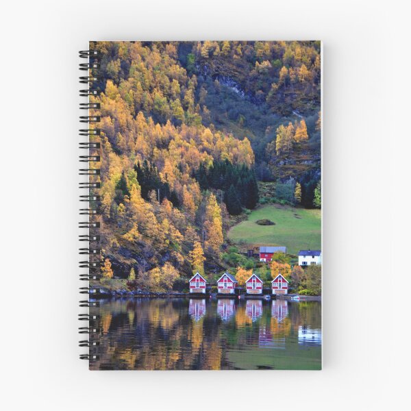 Item preview, Autumn Trees Flam Aurlandsfjord Norway designed and sold by AndyEvansPhotos.