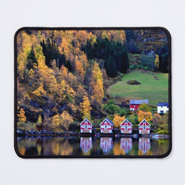 Item preview, Autumn Trees Flam Aurlandsfjord Norway designed and sold by AndyEvansPhotos.
