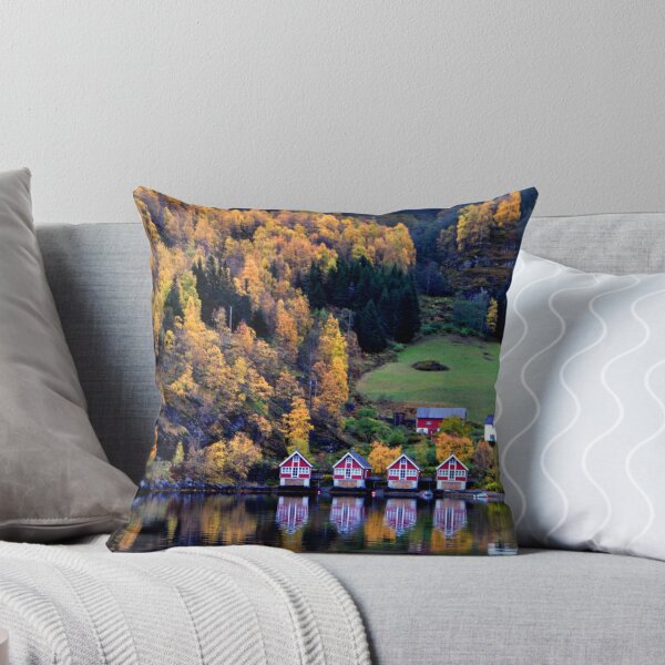 Item preview, Autumn Trees Flam Aurlandsfjord Norway designed and sold by AndyEvansPhotos.