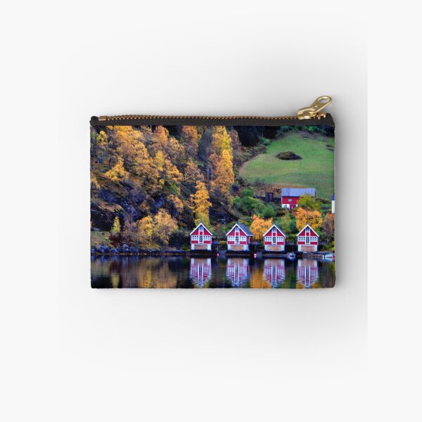 Item preview, Autumn Trees Flam Aurlandsfjord Norway designed and sold by AndyEvansPhotos.