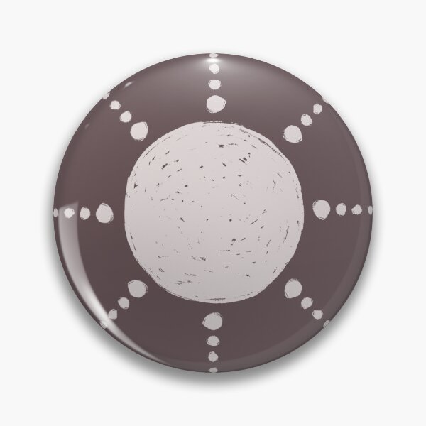 Artikelvorschau, Pretty Polka Dots Sun Pattern Boho Aesthetic In Muted Colors Walnut Brown entworfen und verkauft von scorpiolane.