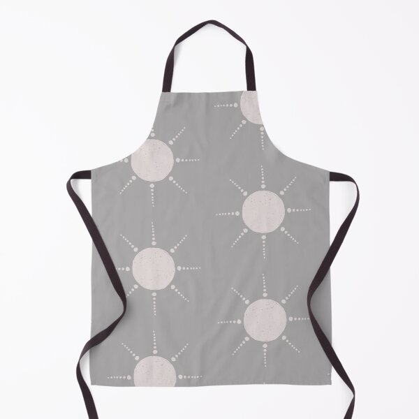 Aperçu de l'œuvre Pretty Polka Dots Sun Pattern Boho Aesthetic In Muted Colors Gray Taupe créée et vendue par scorpiolane.