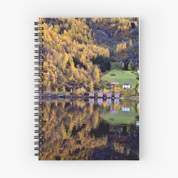 Item preview, Autumn Trees Flam Aurlandsfjord Norway designed and sold by AndyEvansPhotos.
