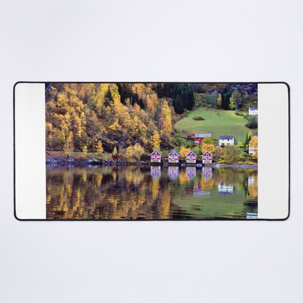 Item preview, Autumn Trees Flam Aurlandsfjord Norway designed and sold by AndyEvansPhotos.