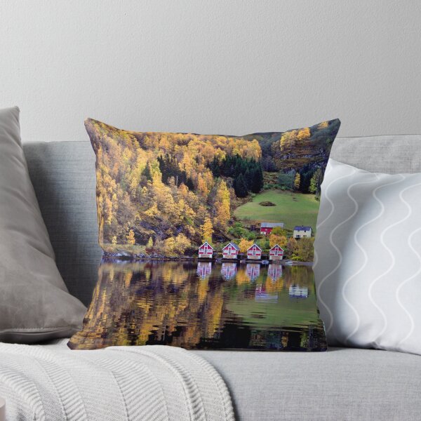 Item preview, Autumn Trees Flam Aurlandsfjord Norway designed and sold by AndyEvansPhotos.