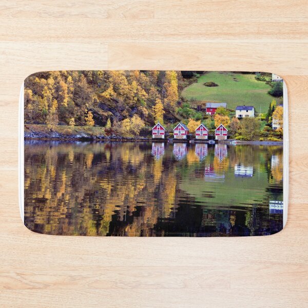 Item preview, Autumn Trees Flam Aurlandsfjord Norway designed and sold by AndyEvansPhotos.