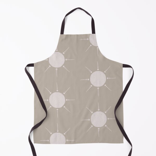 Aperçu de l'œuvre Pretty Polka Dots Sun Pattern Boho Aesthetic In Muted Colors Light Taupe créée et vendue par scorpiolane.