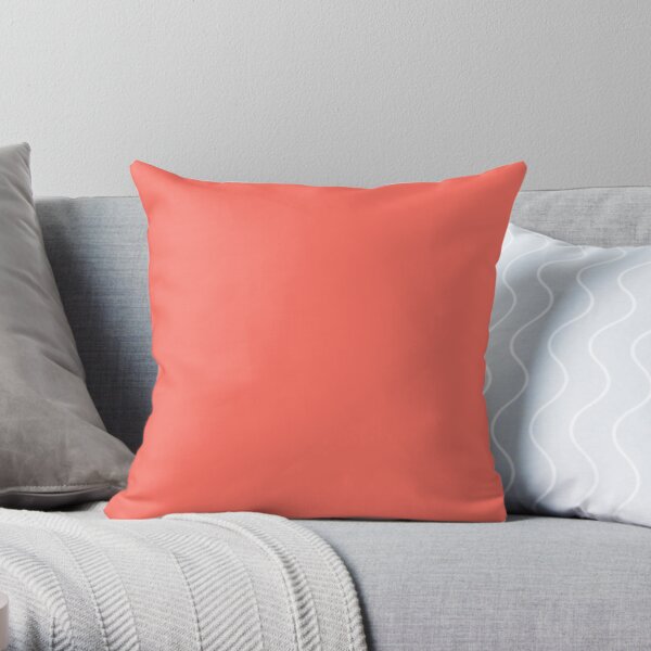 Coral Throw Pillow