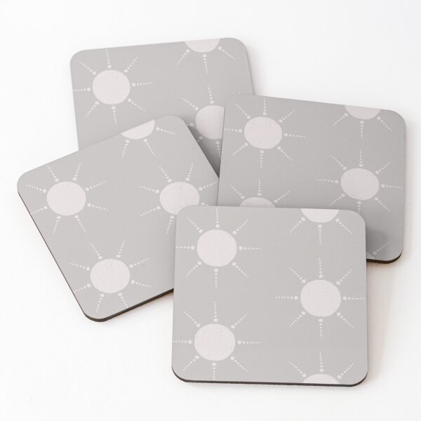 Artikelvorschau, Pretty Polka Dots Sun Pattern Boho Aesthetic In Muted Colors Taupe entworfen und verkauft von scorpiolane.