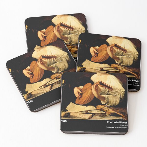 Item preview, The Lute Player by Caravaggio designed and sold by pikselpunk.