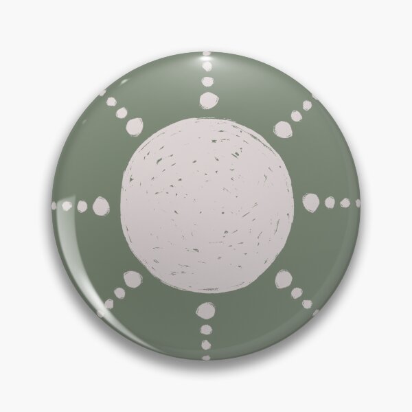 Artikelvorschau, Pretty Polka Dots Sun Pattern Boho Aesthetic In Muted Colors Green entworfen und verkauft von scorpiolane.