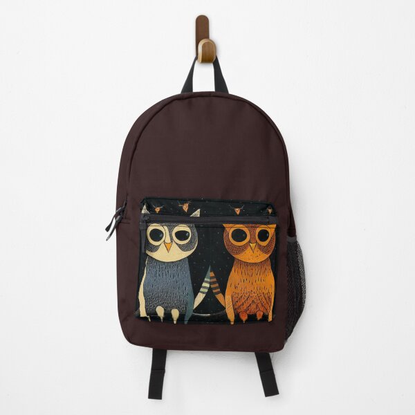Aperçu de l'œuvre Chat mignon et hibou Sticker créée et vendue par TheCreativeFab.