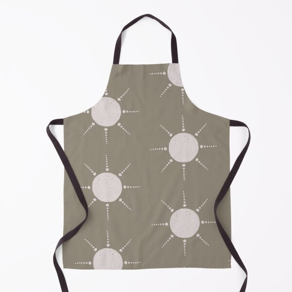 Aperçu de l'œuvre Pretty Polka Dots Sun Pattern Boho Aesthetic In Muted Colors Muted Green créée et vendue par scorpiolane.