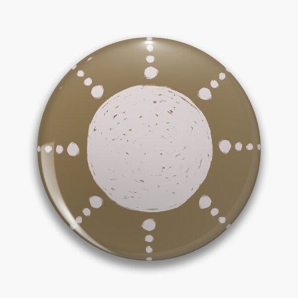 Artikelvorschau, Pretty Polka Dots Sun Pattern Boho Aesthetic In Muted Colors Olive Brown entworfen und verkauft von scorpiolane.