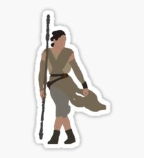 rey silhouette Sticker