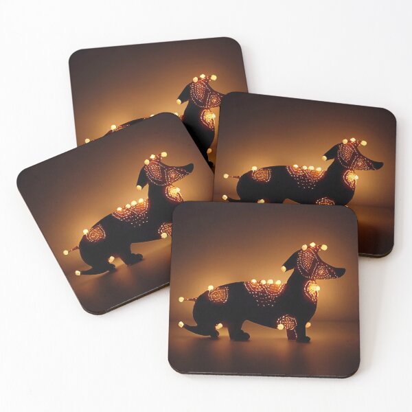 Item preview, Happy Dog Diwali Sticker designed and sold by TheCreativeFab.