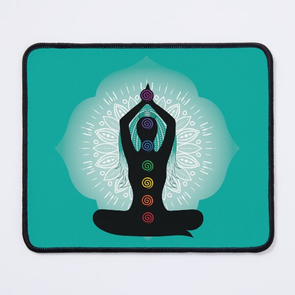 Item preview, 7 Chakras #84B TealBG designed and sold by chakraplaza.