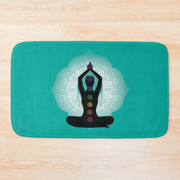 Item preview, 7 Chakras #84B TealBG designed and sold by chakraplaza.