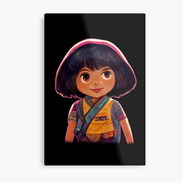 Dora the Rock explorer Metal Print