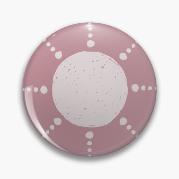 Artikelvorschau, Pretty Polka Dots Sun Pattern Boho Aesthetic In Muted Colors Deep Pink entworfen und verkauft von scorpiolane.