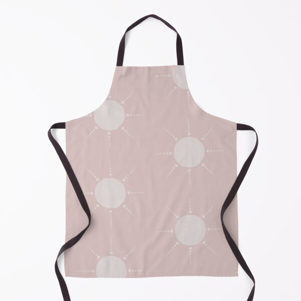 Aperçu de l'œuvre Pretty Polka Dots Sun Pattern Boho Aesthetic In Muted Colors Pale Pink créée et vendue par scorpiolane.