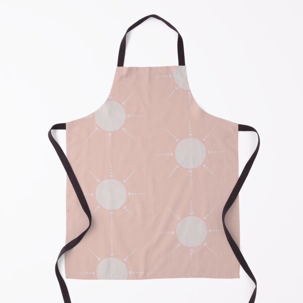 Aperçu de l'œuvre Pretty Polka Dots Sun Pattern Boho Aesthetic In Muted Colors Coral Pink créée et vendue par scorpiolane.