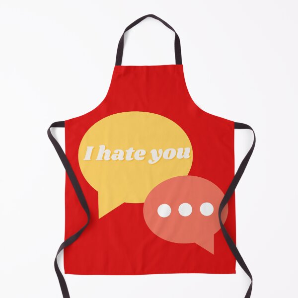 Item preview, Message I hate you emoji Sticker designed and sold by TheCreativeFab.