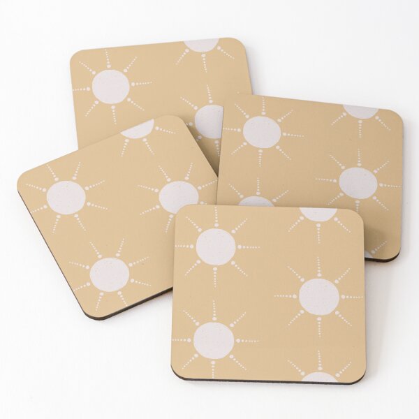 Item preview, Pretty Polka Dots Sun Pattern Boho Aesthetic In Muted Colors Honey Yellow designed and sold by scorpiolane.
